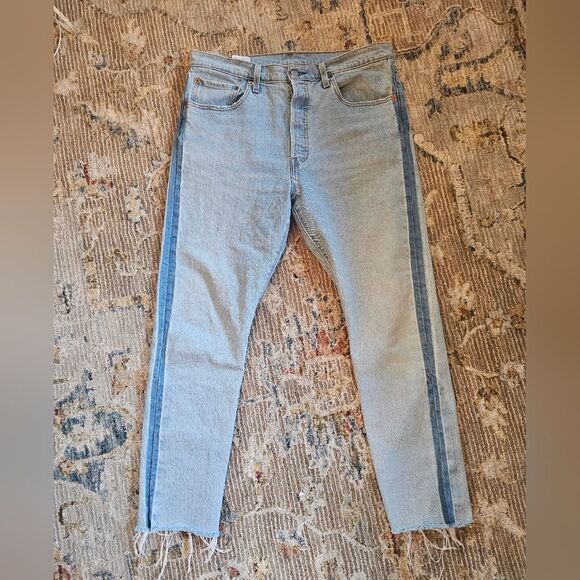 Levi's Big E 501 jeans, like new! Buttonfly,  sz 32 with 28" inseam - Picture 5 of 11